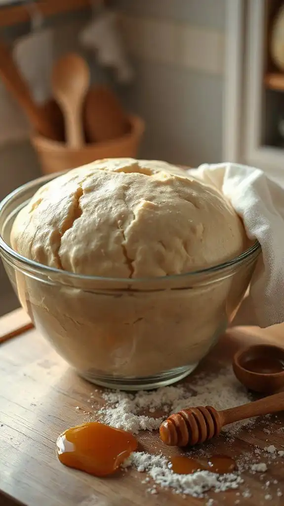 let dough rise doubled