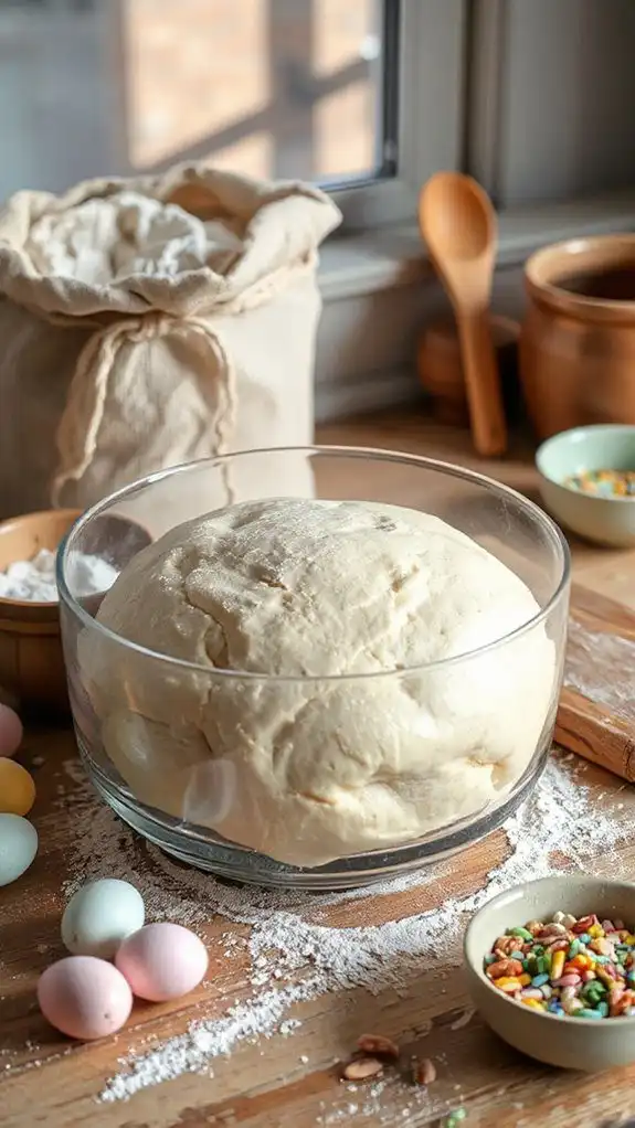 let dough rise hour