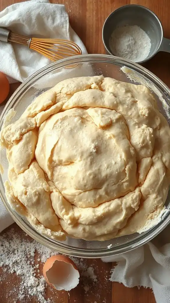 let dough rise properly