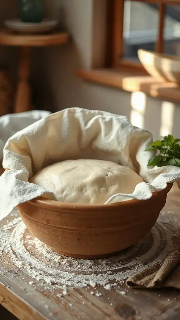 let dough rise properly