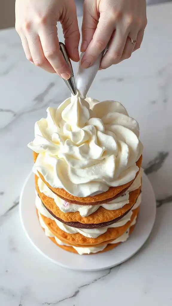 light airy whipped topping