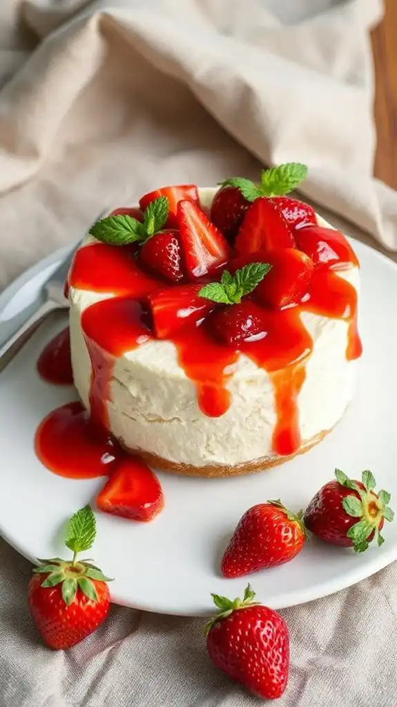 light creamy summer dessert