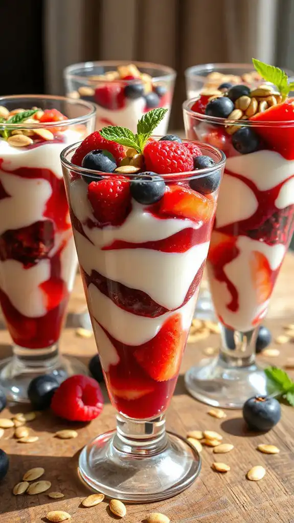 light healthy summer dessert