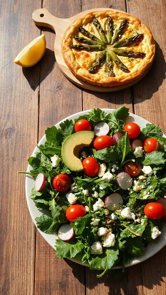 light salad complement dinner