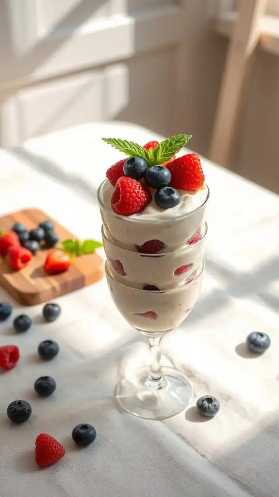 light summer berry mousse