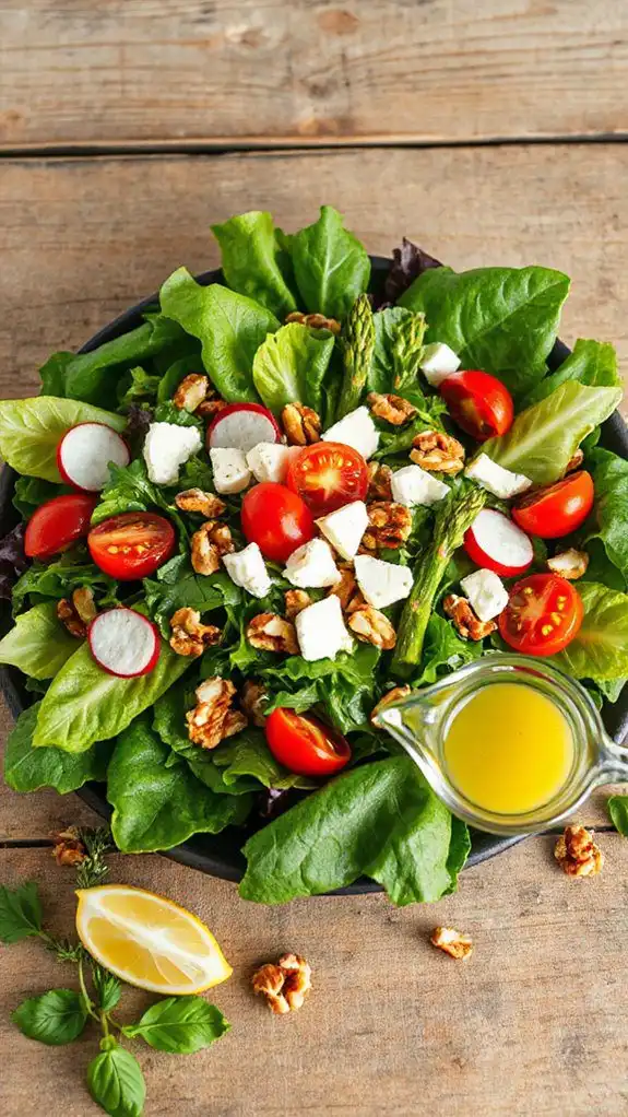 light vinaigrette pairing option