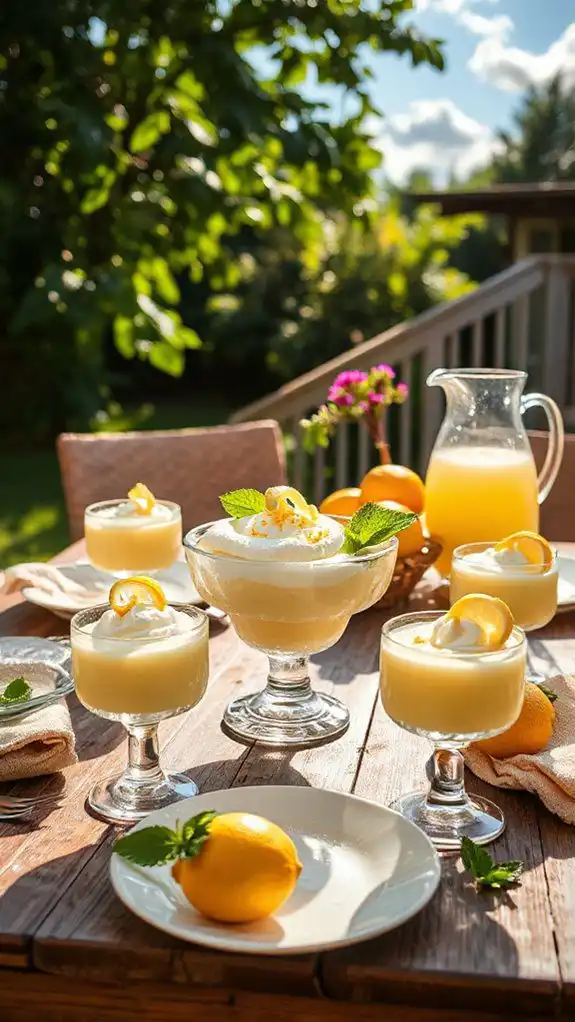 light zesty summer dessert