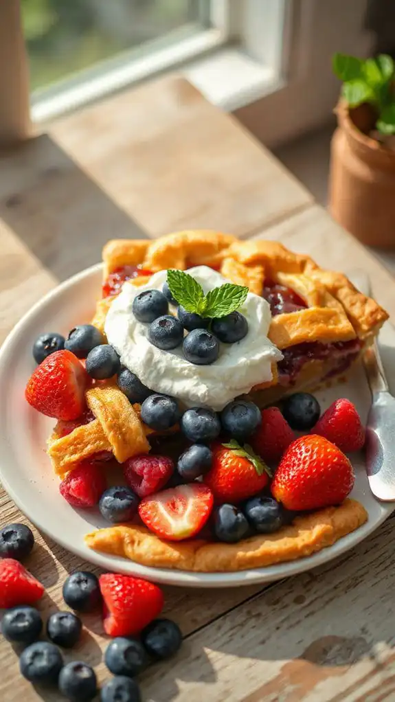 luscious whipped cream topping