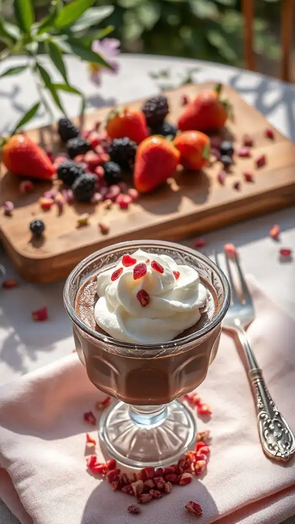 luxurious chocolate mousse dessert luxurious chocolate mousse dessert