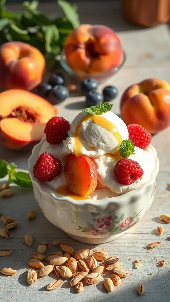 luxurious creamy tangy dessert