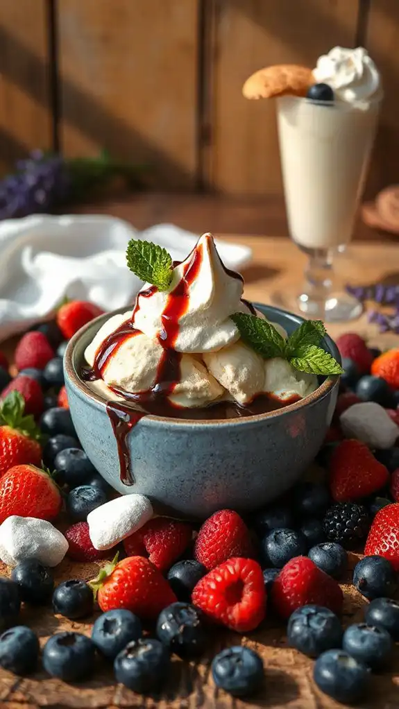 luxurious mascarpone ice cream