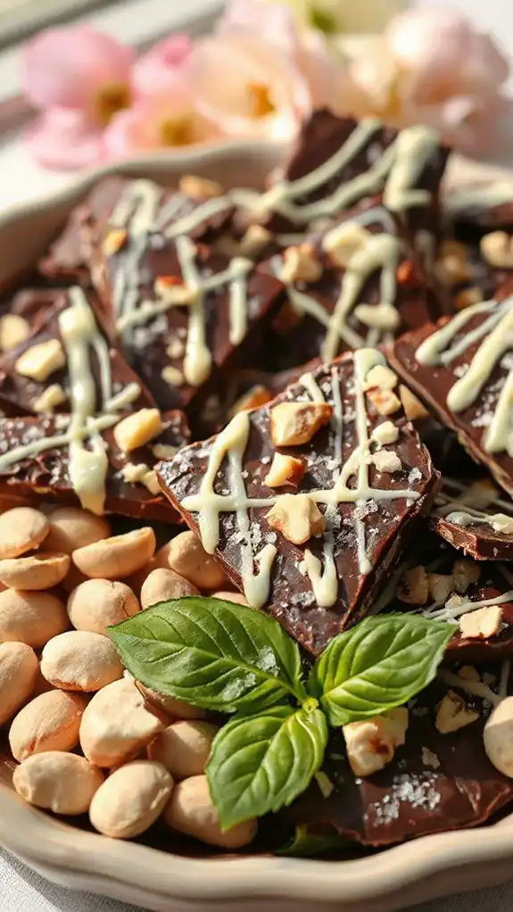 macadamia nut chocolate bark