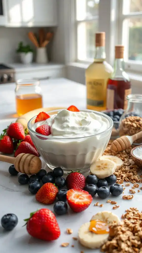 make flavored yogurt mix