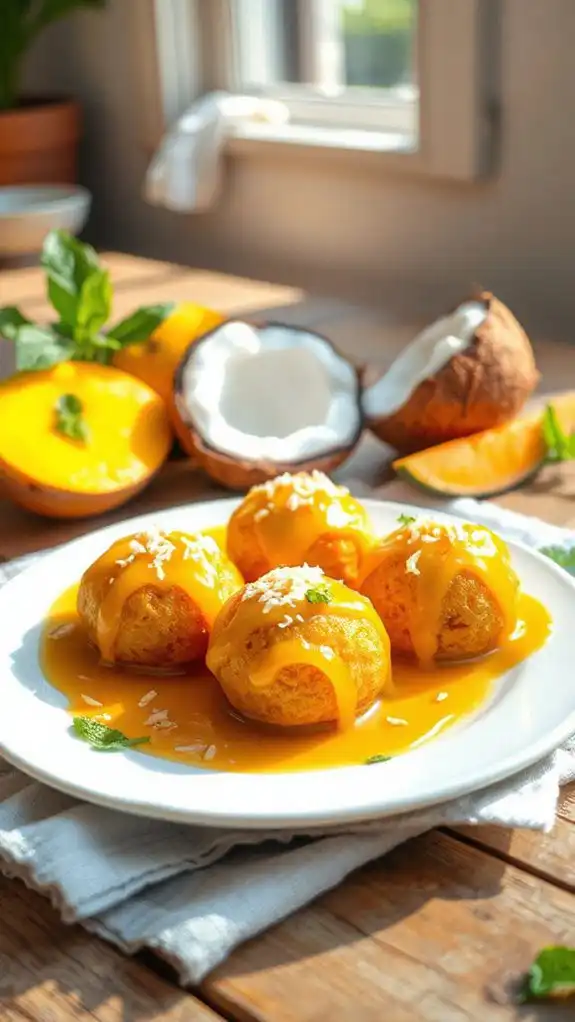 mango coconut dessert delight