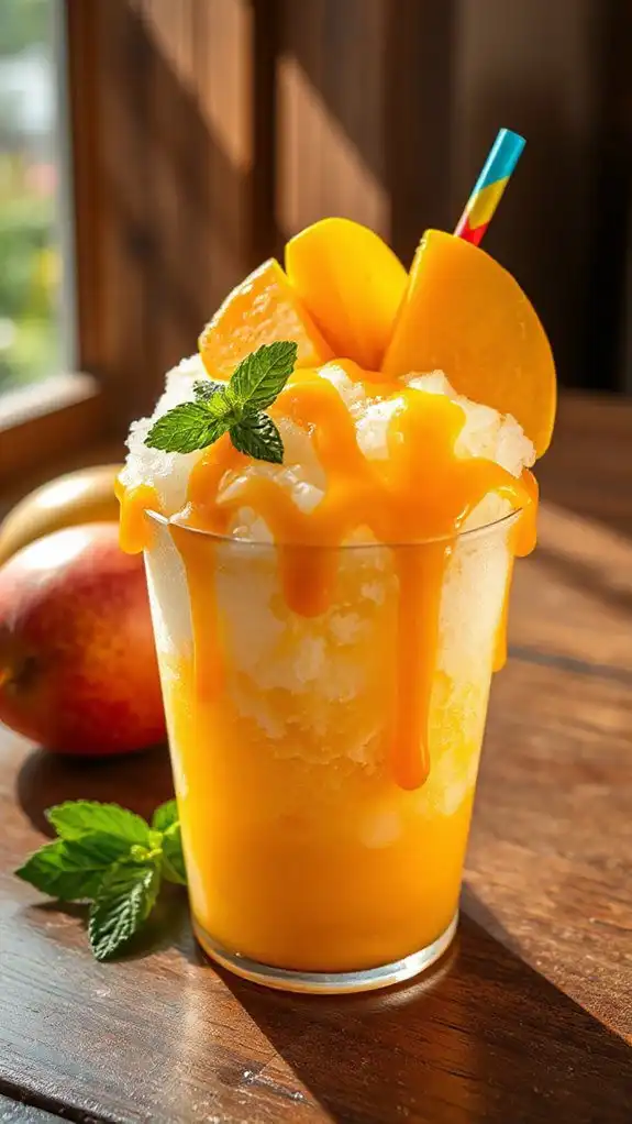 mango shaved ice delight