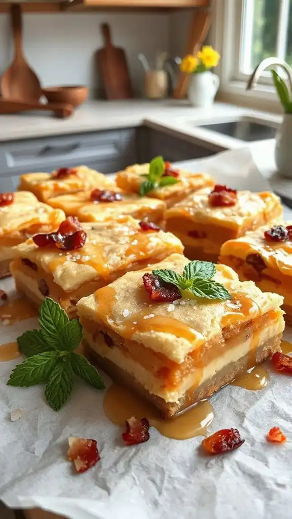 maple bacon dessert bars