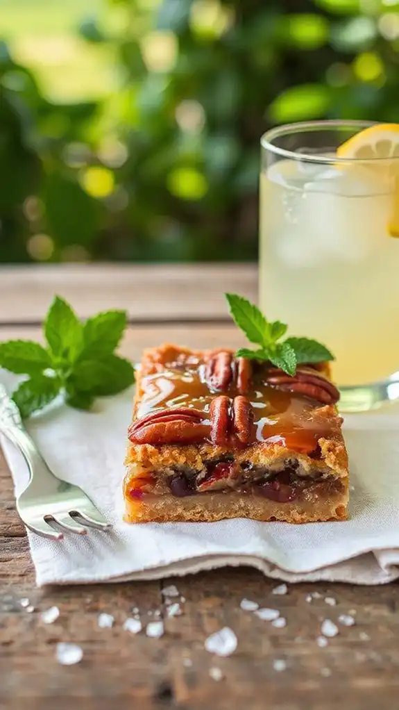 maple pecan pie bars