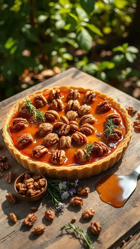 maple walnut tart recipe