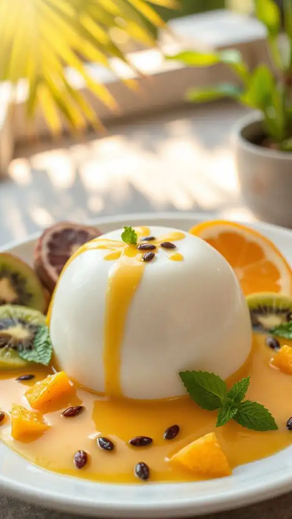 maracuja panna cotta delight