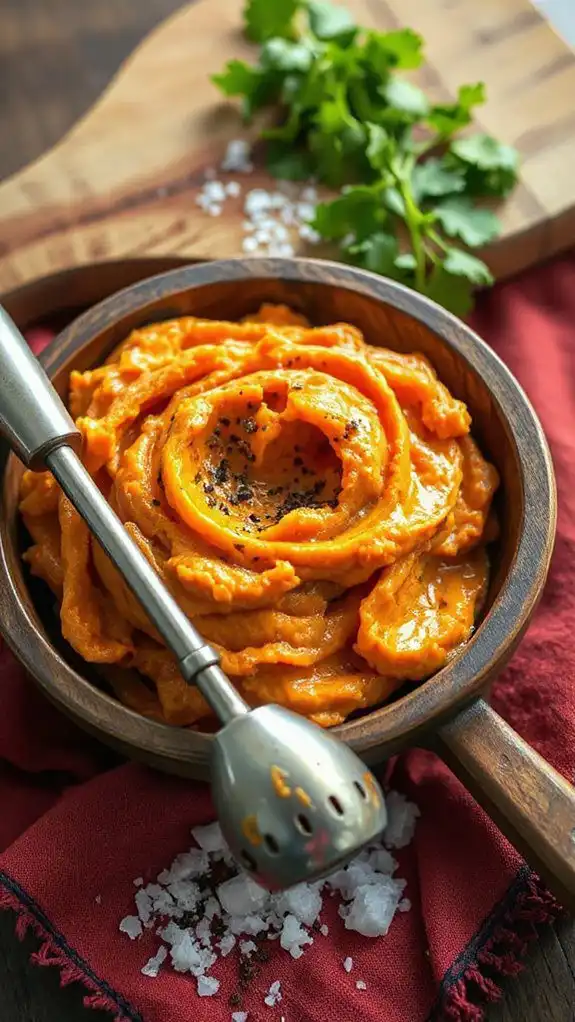 mash the sweet potatoes mash the sweet potatoes