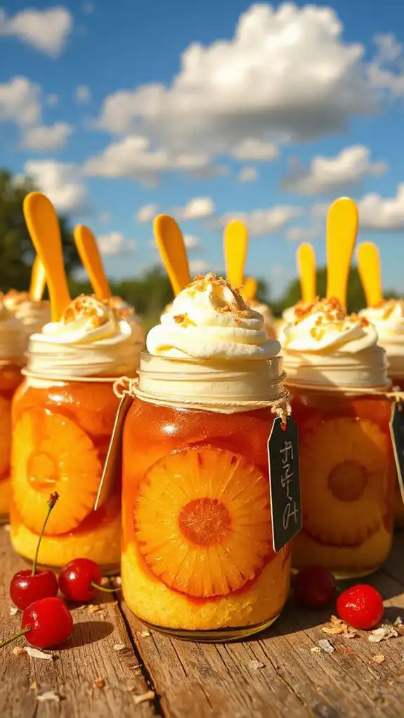 mason jar dessert delight