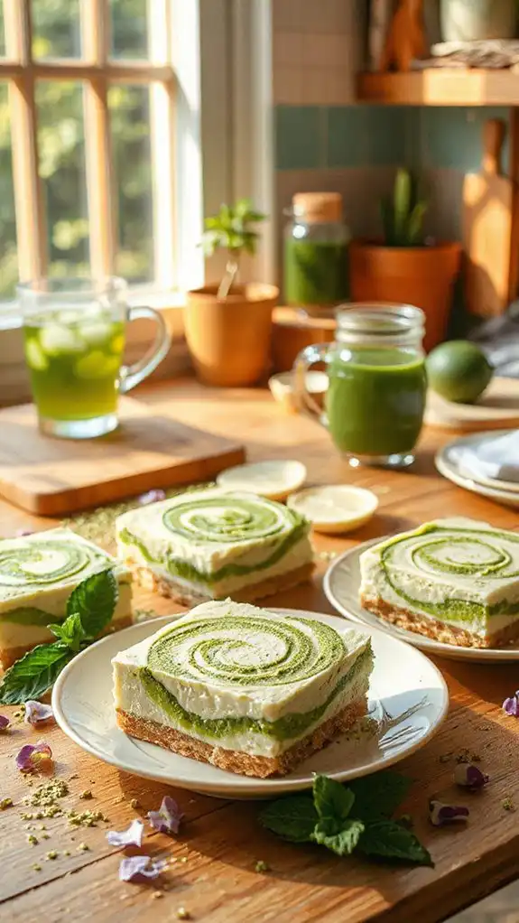 matcha cheesecake bars recipe
