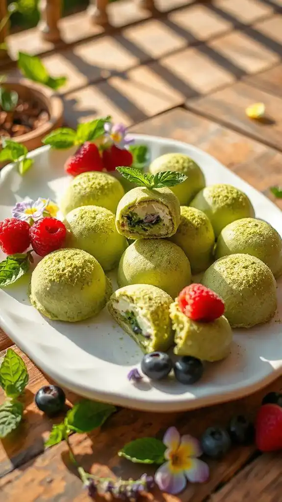 matcha cheesecake mochi delight matcha cheesecake mochi delight