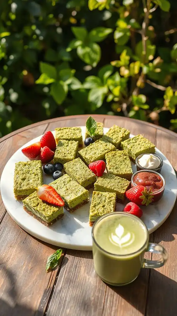 matcha cheesecake summer delight