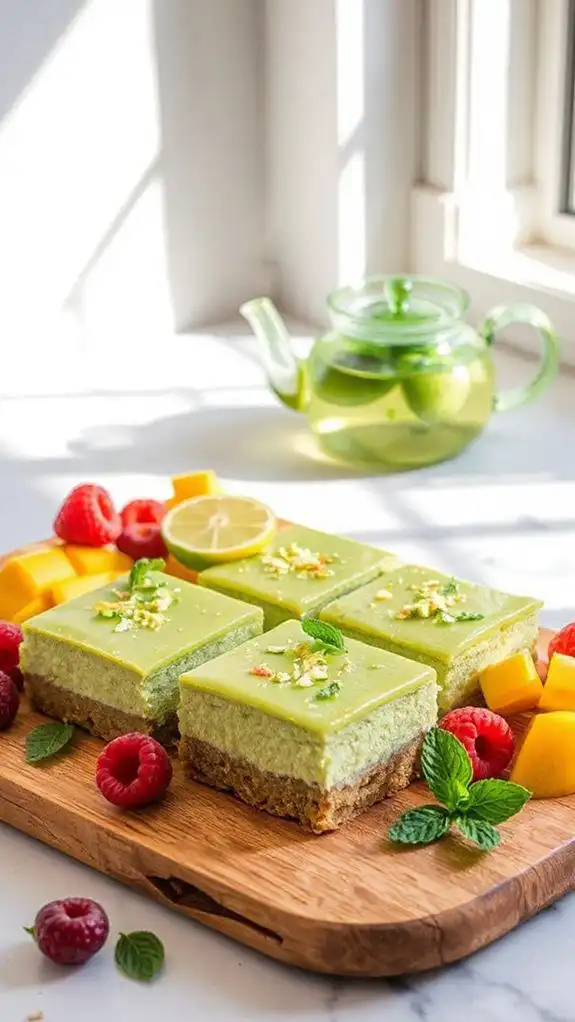 matcha lime cheesecake delight