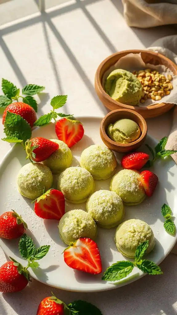 matcha strawberry mochi delight matcha strawberry mochi delight