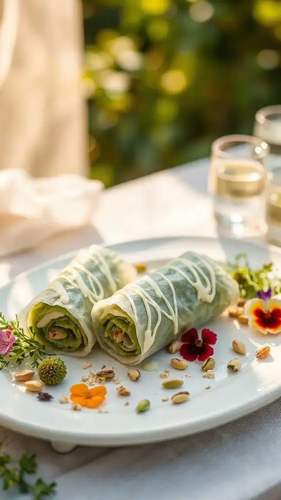 matcha white chocolate rolls matcha white chocolate rolls