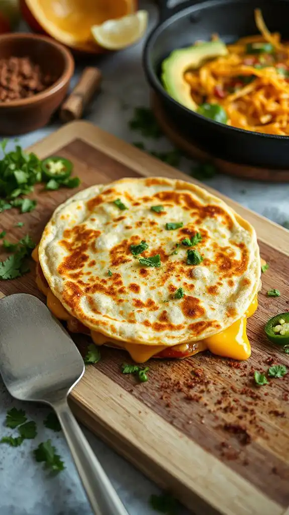 melt cheese by cooking