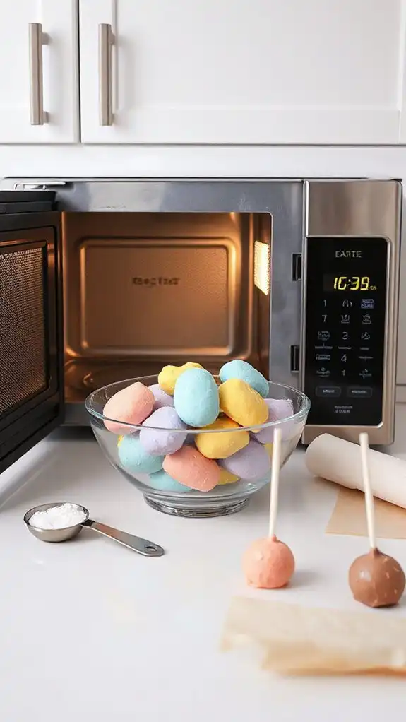 melt chocolate using microwave