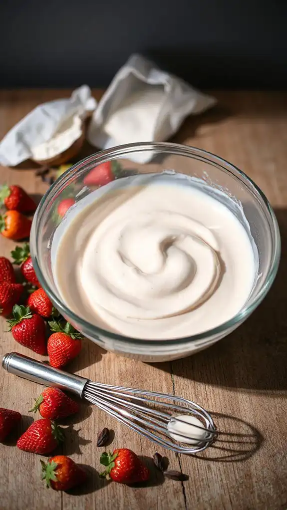 meticulous whipping for smoothness