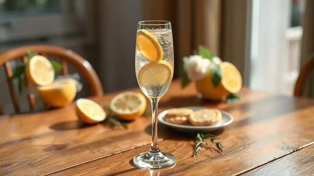 meyer lemon prosecco cocktail