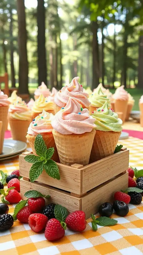 mini cupcake cones recipe mini cupcake cones recipe
