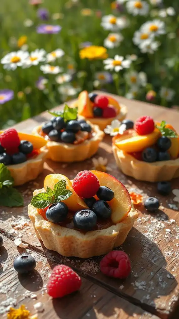 mini seasonal fruit pies