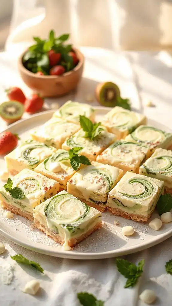 mint infused white chocolate brownies mint infused white chocolate brownies