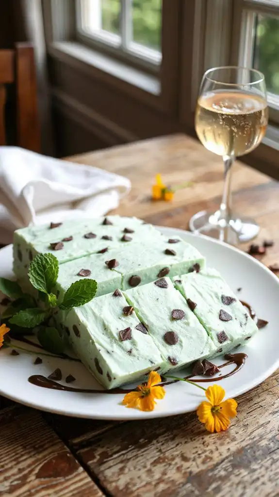 minty chocolate frozen delight minty chocolate frozen delight