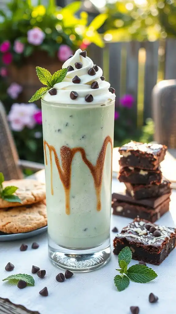 minty chocolate summer treat