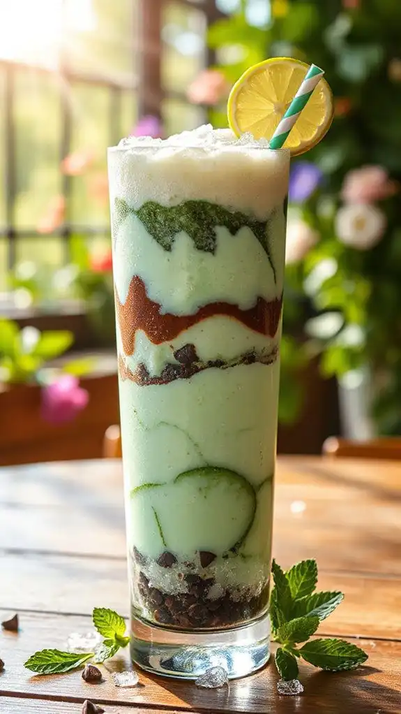 minty chocolaty summer delight