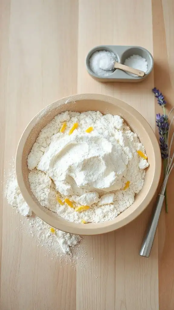 mix dry ingredients well