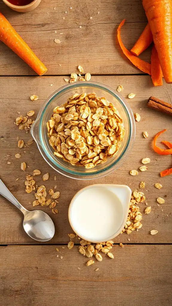 mix oats with milk