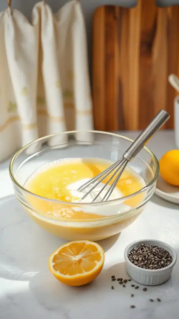mix wet ingredients well mix wet ingredients well