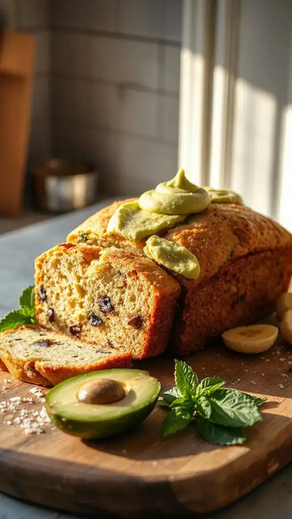 moist avocado banana bread