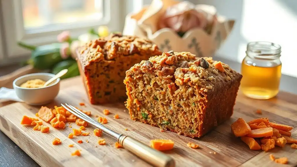 moist carrot zucchini bread