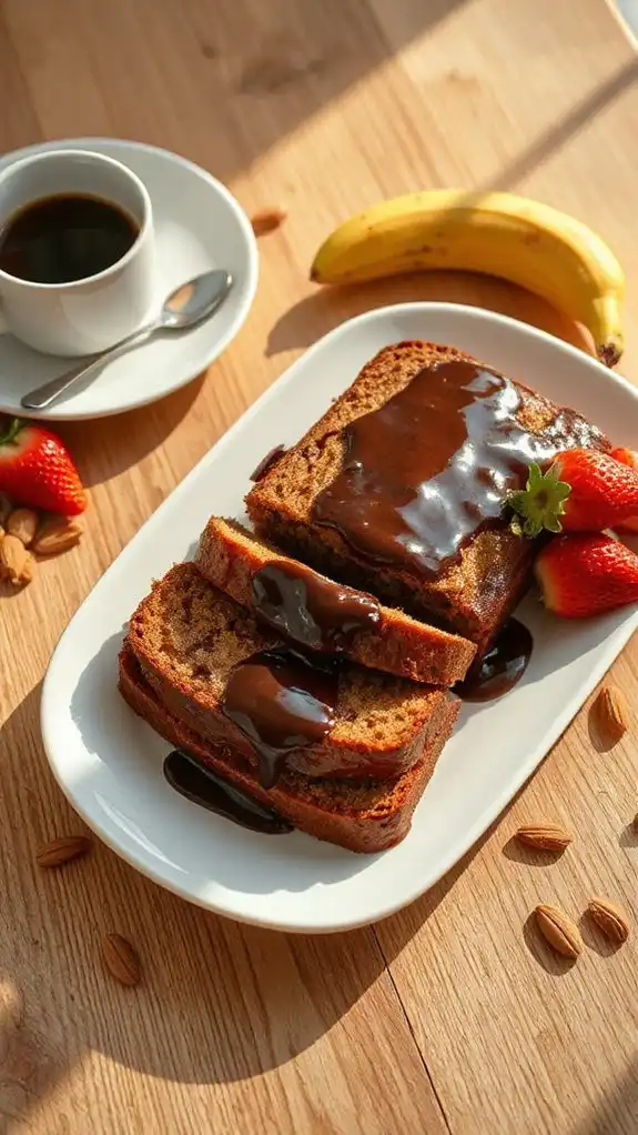 moist glazed banana pairings