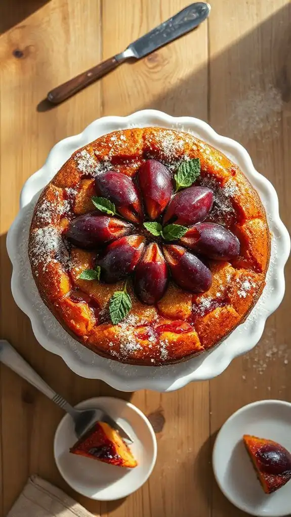 moist spiced plum cake moist spiced plum cake