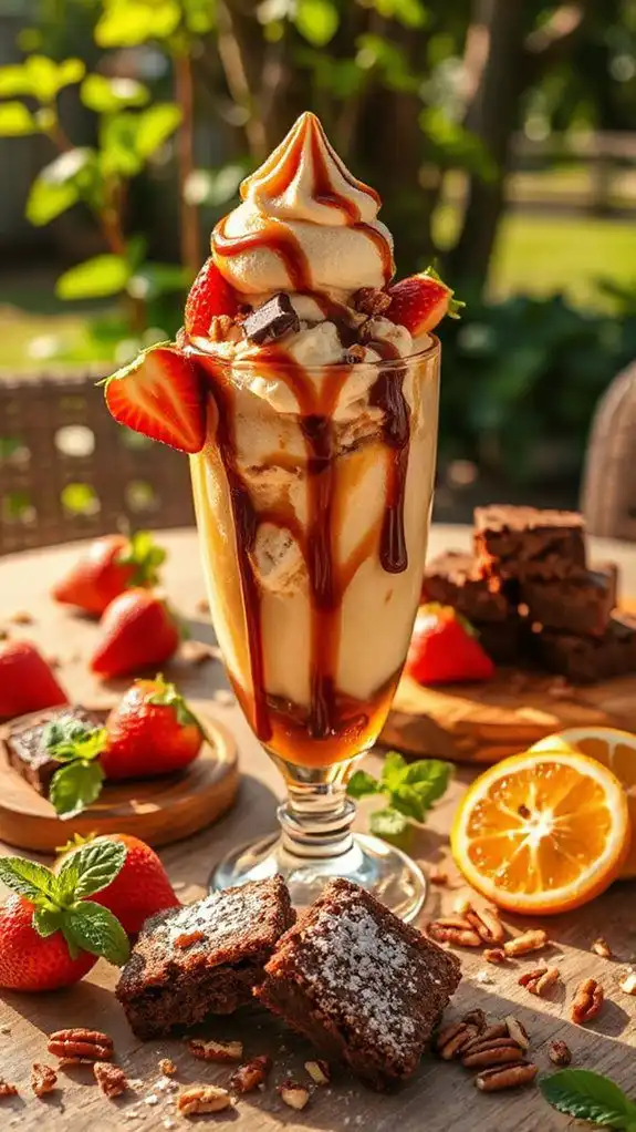 molasses ice cream sundaes molasses ice cream sundaes