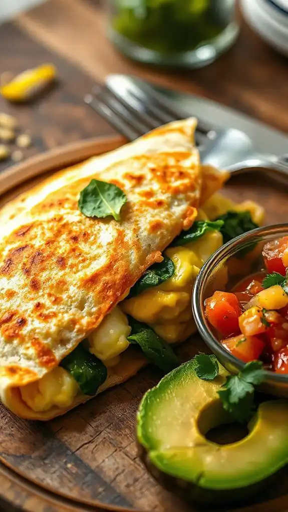 morning meal wrapped delight